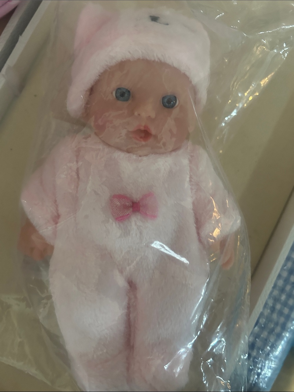 Plush Pink Baby Doll in Soft Onesie - Kids Toys